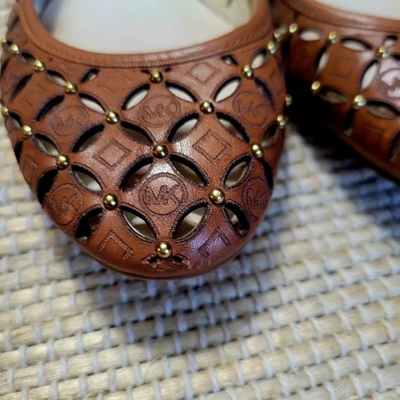 Michael Kors Gabriella Flats size 6 Leather EUC - Picture 3 of 13